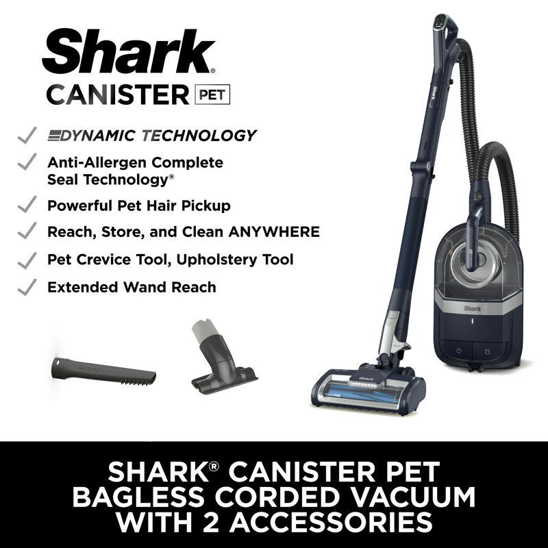 Shark Bagless Canister Vacuum & Reviews Wayfair